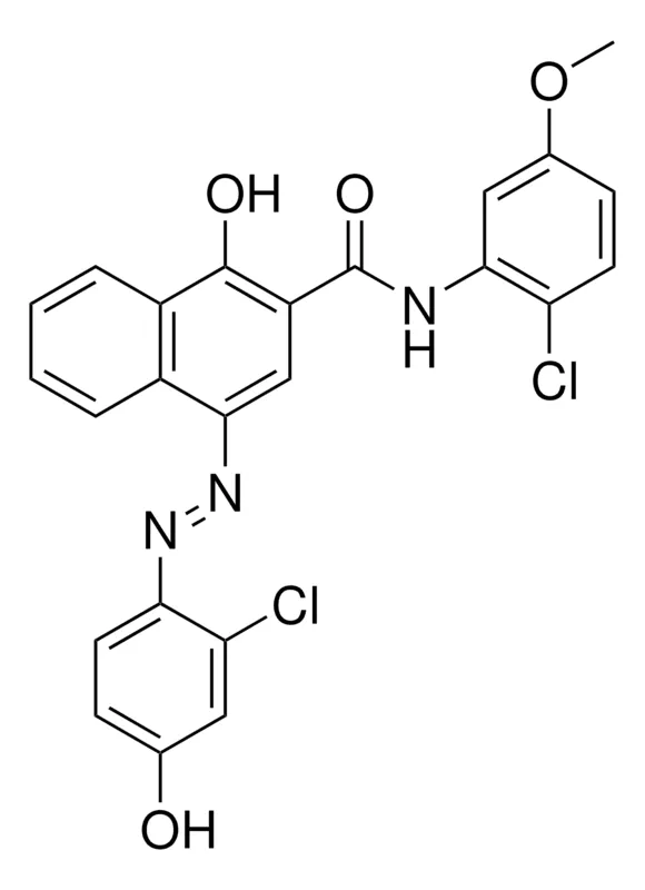Sigma-Aldrich 4-((2-CL-4-HYDROXYPHENYL)DIAZENYL)-N-(2-CL-5-METHOXYPHENYL)-1-HO-2-NAPHTHAMIDE,AldrichCPR