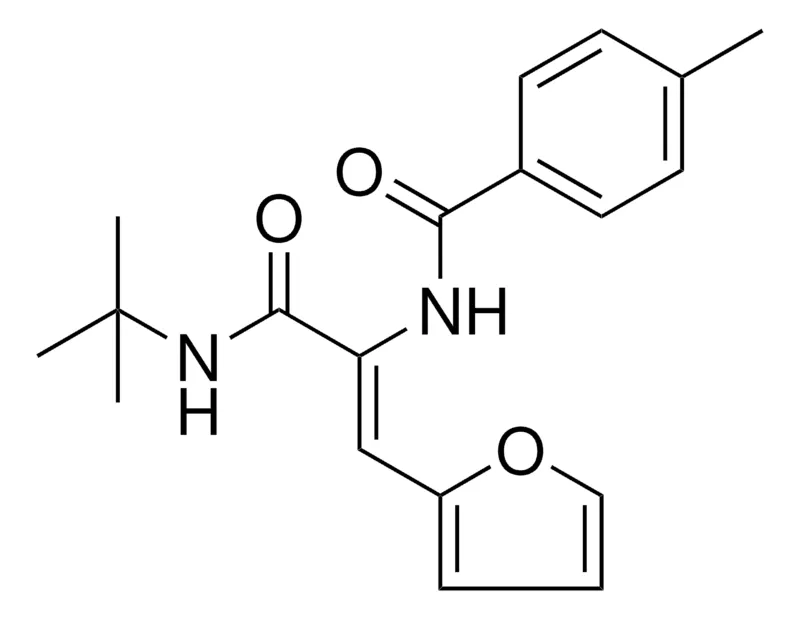 Sigma-Aldrich N-(1-TERT-BUTYLCARBAMOYL-2-FURAN-2-YL-VINYL)-4-METHYL-BENZAMIDE,AldrichCPR