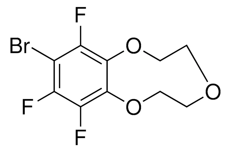 Sigma-Aldrich 2-BROMO-1,3,4-TRIFLUORO-6,7,9,10-TETRAHYDRO-5,8,11-TRIOXA-BENZOCYCLONONENE,AldrichCPR