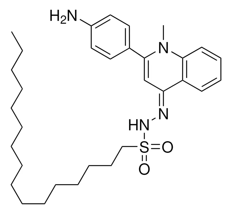 Sigma-Aldrich 1-HEXADECANESULFONIC ACID 2-(4-AMINOPHENYL)-1-ME-4(1H)-QUINOLYLIDENE)HYDRAZIDE,AldrichCPR