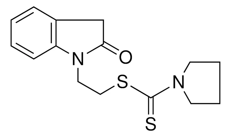 Sigma-Aldrich PYRROLIDINE-1-CARBODITHIOIC ACID 2-(2-OXO-2,3-DIHYDRO-INDOL-1-YL)-ETHYL ESTER,AldrichCPR