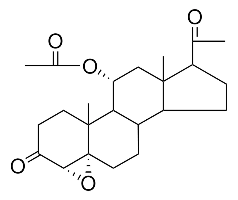 Sigma-Aldrich 4-ALPHA,5-EPOXY-3,20-DIOXO-5-ALPHA-PREGNAN-11-ALPHA-YL ACETATE,AldrichCPR
