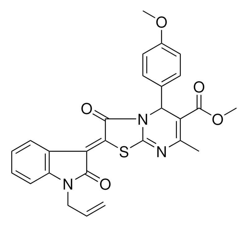 Sigma-Aldrich METHYL (2Z)-2-(1-ALLYL-2-OXO-1,2-DIHYDRO-3H-INDOL-3-YLIDENE)-5-(4-METHOXYPHENYL)-7-METHYL-3-OXO-2,3-DIHYDRO-5H-[1,3]THIAZOLO[3,2-A]PYRIMIDINE-6-CARBOXYLATE，AldrichCPR
