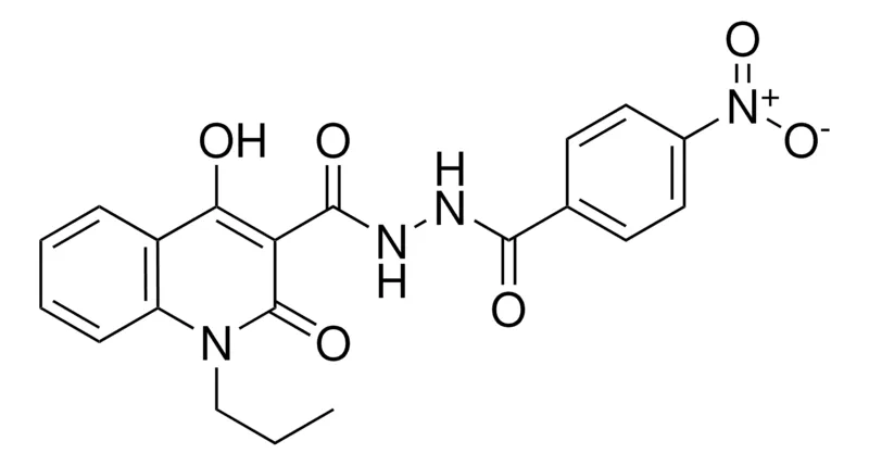 Sigma-Aldrich 4-NITRO-BENZOIC ACID N'-(4-HO-2-OXO-1-PR-1,2-2H-QUINOLINE-3-CARBONYL)-HYDRAZIDE,AldrichCPR