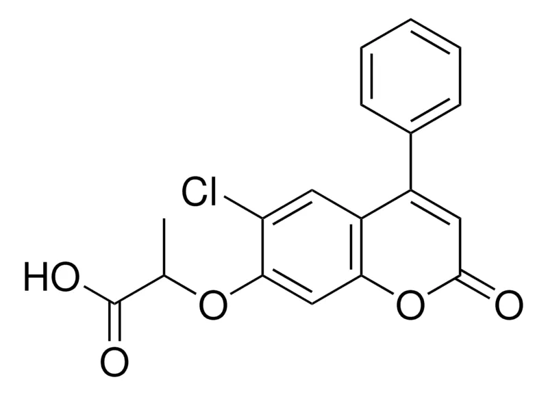 Sigma-Aldrich 2-(6-CHLORO-2-OXO-4-PHENYL-2H-CHROMEN-7-YLOXY)-PROPIONIC ACID,AldrichCPR
