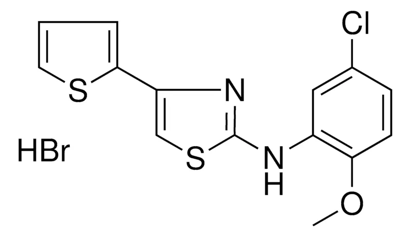 Sigma-Aldrich (5-CHLORO-2-METHOXY-PHENYL)-(4-THIOPHEN-2-YL-THIAZOL-2-YL)-AMINE, HYDROBROMIDE，AldrichCPR