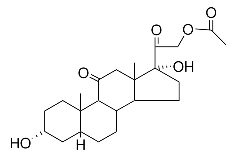 Sigma-Aldrich 21-ACETOXY-3ALPHA,17ALPHA-DIHYDROXY-5BETA-PREGNANE-11,20-DIONE,AldrichCPR