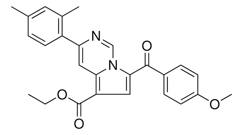 Sigma-Aldrich ET 3-(2,4-DI-ME-PH)-7-(4-METHOXYBENZOYL)PYRROLO(1,2-C)PYRIMIDINE-5-CARBOXYLATE,AldrichCPR