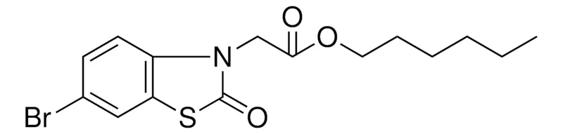 Sigma-Aldrich (6-BROMO-2-OXO-BENZOTHIAZOL-3-YL)-ACETIC ACID HEXYL ESTER,AldrichCPR
