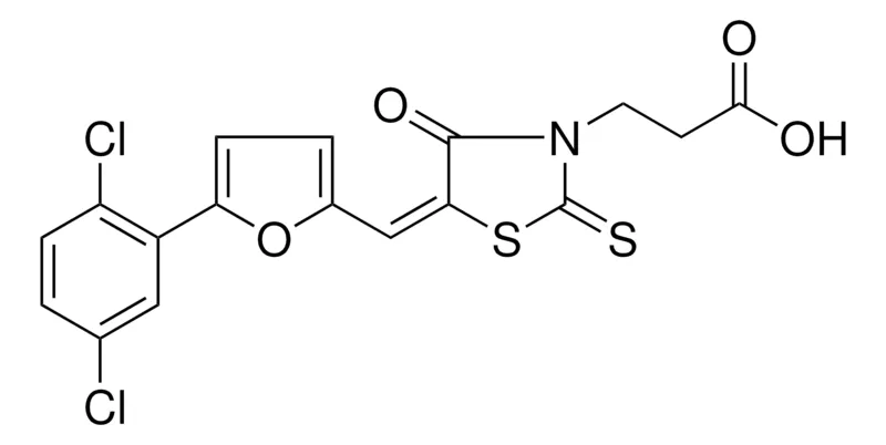 Sigma-Aldrich 3-((5E)-5-{[5-(2,5-DICHLOROPHENYL)-2-FURYL]METHYLENE}-4-OXO-2-THIOXO-1,3-THIAZOLIDIN-3-YL)PROPANOIC ACID，AldrichCPR