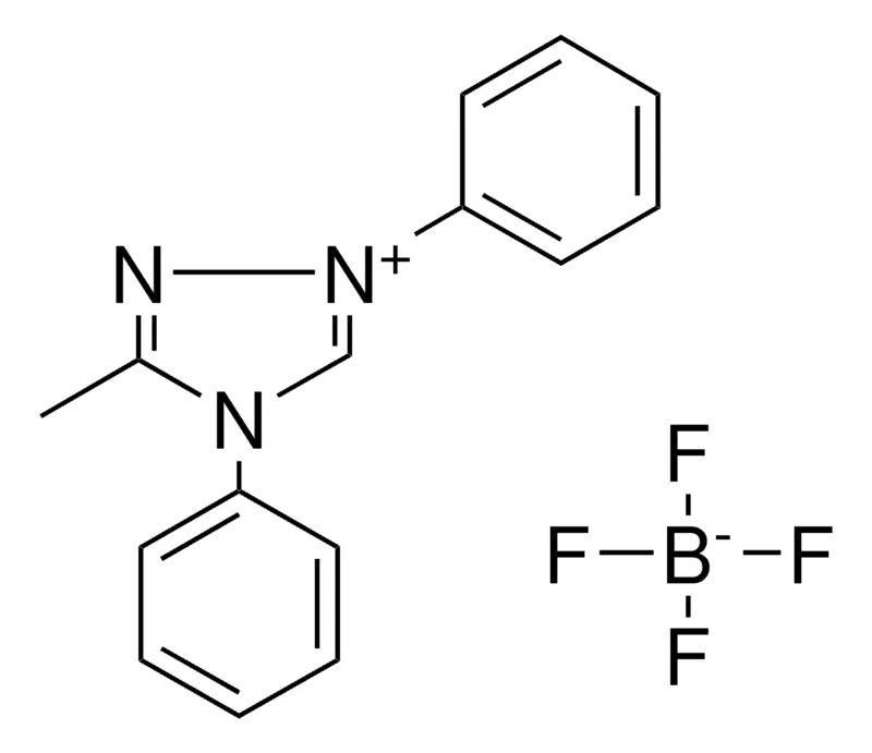 Sigma-Aldrich 3-METHYL-1,4-DIPHENYL-4H-(1,2,4)TRIAZOL-1-IUM, TETRAFLUORO BORATE,AldrichCPR
