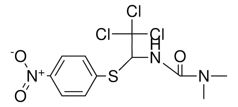 Sigma-Aldrich 1,1-DIMETHYL-3-(2,2,2-TRICHLORO-1-(4-NITRO-PHENYLSULFANYL)-ETHYL)-UREA,AldrichCPR