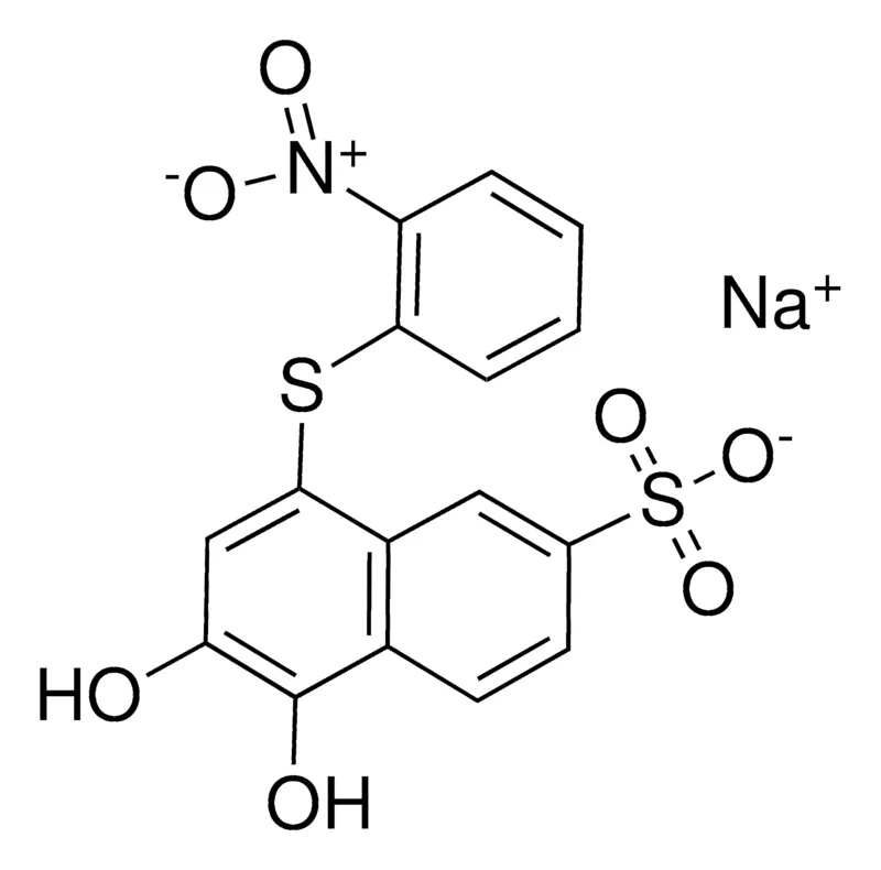 Sigma-Aldrich 5,6-DIHYDROXY-8-(2-NITROPHENYLTHIO)-2-NAPHTHALENESULFONIC ACID, SODIUM SALT,AldrichCPR