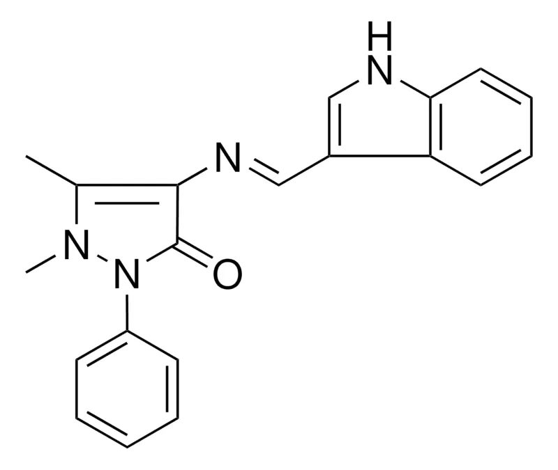 Sigma-Aldrich 4-((1H-INDOL-3-YLMETHYLENE)-AMINO)-1,5-DIMETHYL-2-PH-1,2-DIHYDRO-PYRAZOL-3-ONE,AldrichCPR