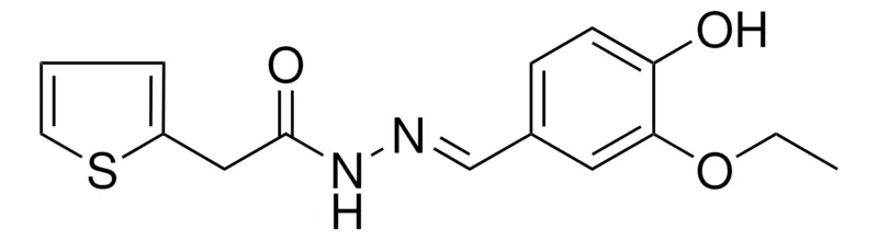 Sigma-Aldrich N'-(3-ETHOXY-4-HYDROXYBENZYLIDENE)-2-(2-THIENYL)ACETOHYDRAZIDE,AldrichCPR