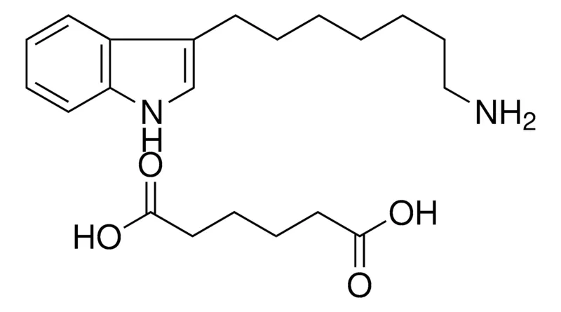 Sigma-Aldrich HEXANEDIOIC ACID COMPOUND WITH 7-(1H-INDOL-3-YL)-1-HEPTANAMINE (1:1),AldrichCPR