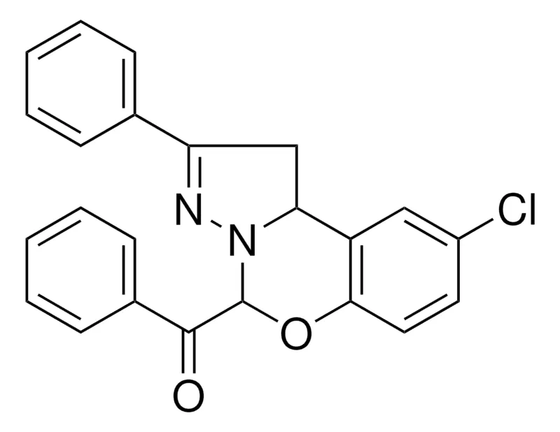 Sigma-Aldrich (8-CL-2-PH-1,9B-2H-5-OXA-3,3A-DIAZA-CYCLOPENTA(A)NAPHTHALEN-4-YL)-PH-METHANONE,AldrichCPR
