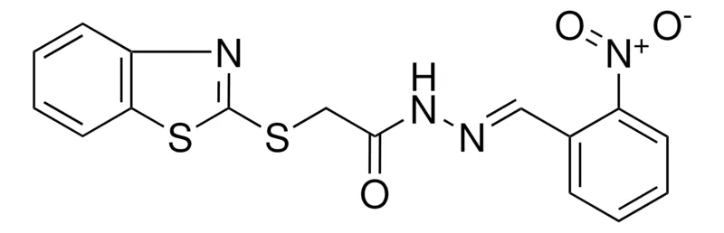 Sigma-Aldrich 2-(1,3-BENZOTHIAZOL-2-YLSULFANYL)-N'-(2-NITROBENZYLIDENE)ACETOHYDRAZIDE，AldrichCPR
