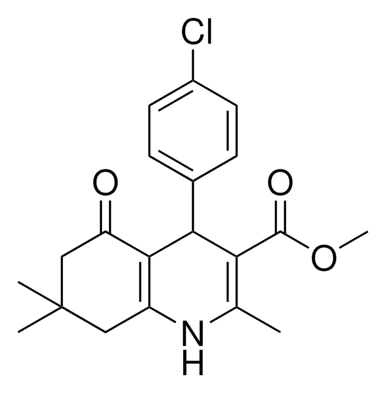 Sigma-Aldrich METHYL 4-(4-CHLOROPHENYL)-2,7,7-TRIMETHYL-5-OXO-1,4,5,6,7,8-HEXAHYDRO-3-QUINOLINECARBOXYLATE,AldrichCPR