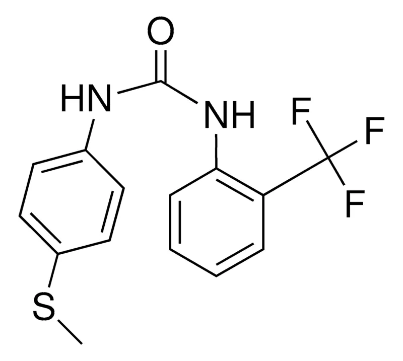 Sigma-Aldrich 1-(4-(METHYLTHIO)PHENYL)-3-(2-(TRIFLUOROMETHYL)PHENYL)UREA,AldrichCPR