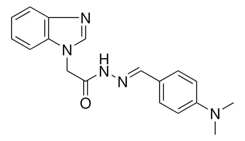 Sigma-Aldrich 2-BENZOIMIDAZOL-1-YL-ACETIC ACID (4-DIMETHYLAMINO-BENZYLIDENE)-HYDRAZIDE,AldrichCPR