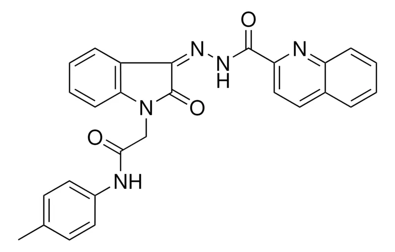 Sigma-Aldrich 2-(2-OXO-3-((QUINOLINE-2-CARBONYL)-HYDRAZONO)-2H-INDOL-1-YL)-N-P-TOLYL-ACETAMIDE,AldrichCPR