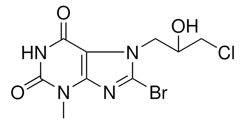 Sigma-Aldrich 8-BROMO-7-(3-CHLORO-2-HYDROXYPROPYL)-3-METHYL-3,7-DIHYDRO-1H-PURINE-2,6-DIONE,AldrichCPR