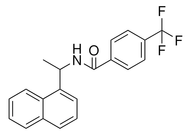 Sigma-Aldrich N-(1-NAPHTHALEN-1-YL-ETHYL)-4-TRIFLUOROMETHYL-BENZAMIDE，AldrichCPR