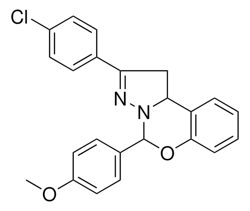 Sigma-Aldrich 2-(4-CL-PH)-4-(4-MEO-PH)-1,9B-DIHYDRO-5-OXA-3,3A-DIAZA-CYCLOPENTA(A)NAPHTHALENE,AldrichCPR