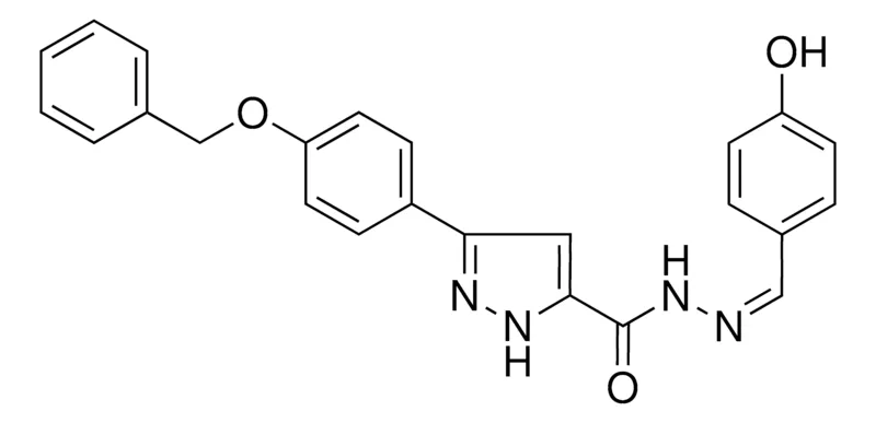 Sigma-Aldrich 5-(4-BENZYLOXY-PH)-2H-PYRAZOLE-3-CARBOXYLIC ACID (4-HO-BENZYLIDENE)-HYDRAZIDE，AldrichCPR