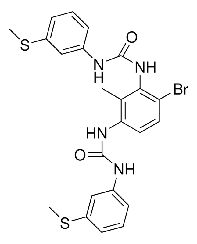 Sigma-Aldrich 1,1'-(4-BROMO-2-METHYL-1,3-PHENYLENE)BIS(3-(3-(METHYLTHIO)PHENYL)UREA),AldrichCPR