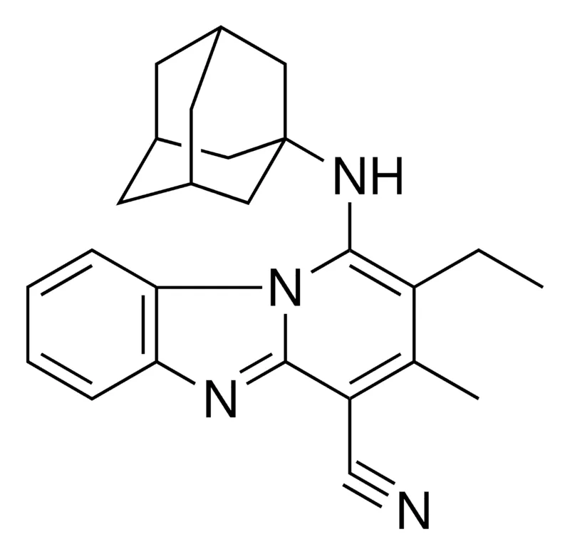 Sigma-Aldrich 1(ADAMANTAN-1-YLAMINO)-2-ET-3-ME-BENZO(4,5)IMIDAZO(1,2-A)PYRIDINE-4-CARBONITRILE,AldrichCPR