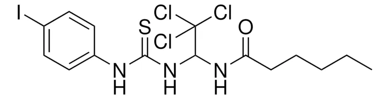 Sigma-Aldrich HEXANOIC ACID (2,2,2-TRICHLORO-1-(3-(4-IODO-PHENYL)-THIOUREIDO)-ETHYL)-AMIDE,AldrichCPR