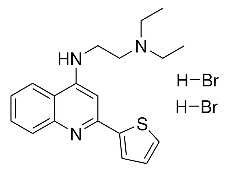 Sigma-Aldrich N(1),N(1)-DIETHYL-N(2)-(2-(2-THIENYL)-4-QUINOLINYL)-1,2-ETHANEDIAMINE DIHYDROBROMIDE,AldrichCPR