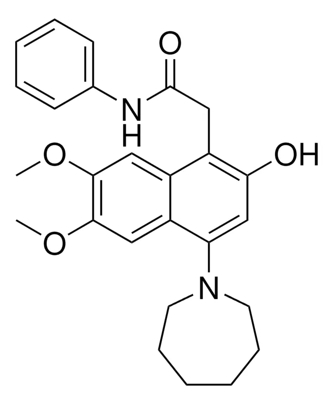 Sigma-Aldrich 2-(4-AZEPAN-1-YL-2-HYDROXY-6,7-DIMETHOXY-NAPHTHALEN-1-YL)-N-PHENYL-ACETAMIDE，AldrichCPR