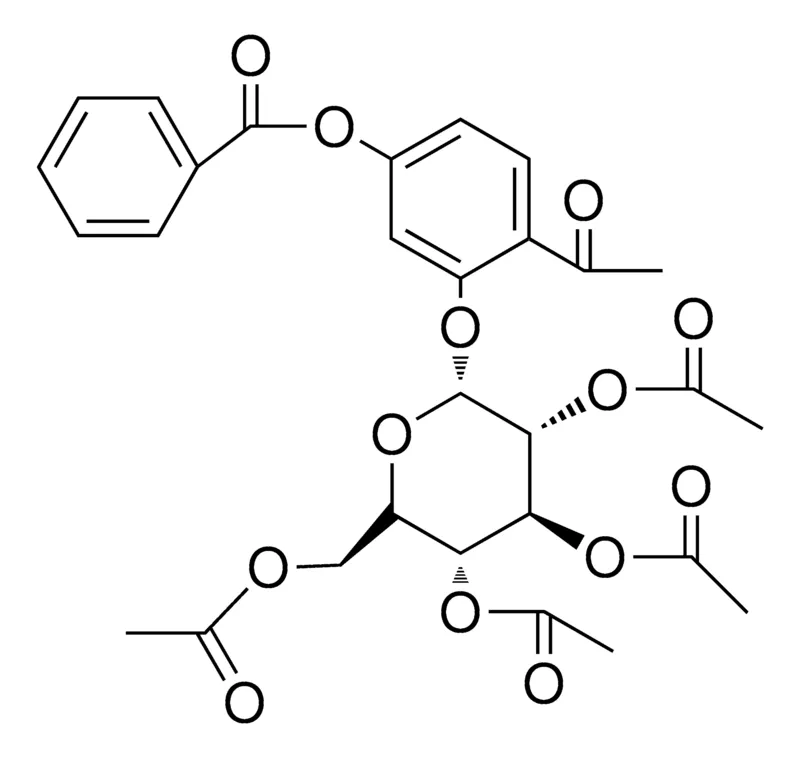 Sigma-Aldrich BENZOIC ACID 4-ACETYL-3-(2,3,4,5-TETRAACETYL-GLUCOPYRANOSYL)-PHENYL ESTER,AldrichCPR