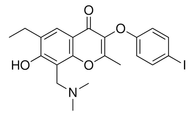 Sigma-Aldrich 8-DIMETHYLAMINOMETHYL-6-ET-7-HYDROXY-3-(4-IODO-PHENOXY)-2-METHYL-CHROMEN-4-ONE，AldrichCPR