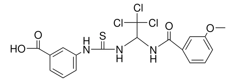 Sigma-Aldrich 3-(3-(2,2,2-TRICHLORO-1-(3-METHOXY-BENZOYLAMINO)-ETHYL)-THIOUREIDO)-BENZOIC ACID，AldrichCPR