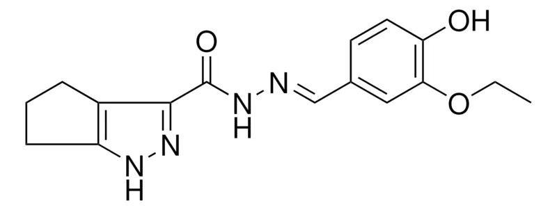 Sigma-Aldrich 4H-CYCLOPENTAPYRAZOLE-3-CARBOXYLIC ACID (3-ETHOXY-4-HO-BENZYLIDENE)-HYDRAZIDE,AldrichCPR