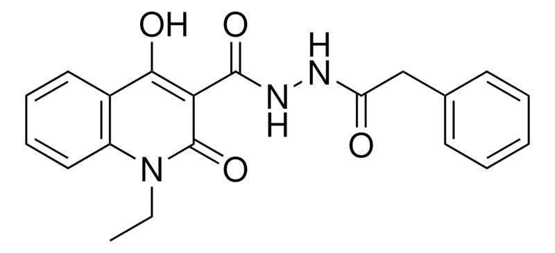 Sigma-Aldrich 1-ETHYL-4-HO-2-OXO-1,2-2H-QUINOLINE-3-CARBOXYLIC ACID N'-PHENYLACETYL-HYDRAZIDE,AldrichCPR