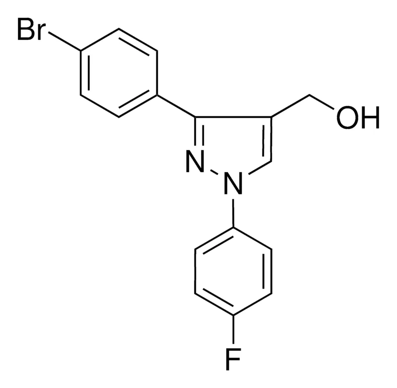 Sigma-Aldrich (3-(4-BROMOPHENYL)-1-(4-FLUOROPHENYL)-1H-PYRAZOL-4-YL)METHANOL,AldrichCPR