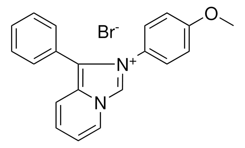 Sigma-Aldrich 2-(4-METHOXYPHENYL)-1-PHENYLIMIDAZO(1,5-A)PYRIDIN-2-IUM BROMIDE,AldrichCPR