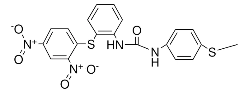 Sigma-Aldrich 1-(2-(2,4-DINITROPHENYLTHIO)PHENYL)-3-(4-(METHYLTHIO)PHENYL)UREA,AldrichCPR