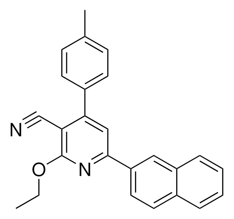 Sigma-Aldrich 2-ETHOXY-4-(4-METHYLPHENYL)-6-(2-NAPHTHYL)NICOTINONITRILE,AldrichCPR