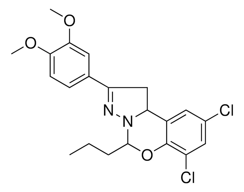 Sigma-Aldrich 6,8-DI-CL-2(3,4-DI-MEO-PH)4-PR-1,9B-2H-5-OXA-3,3A-DIAZA-CYCLOPENTA(A)NAPHTHALENE,AldrichCPR