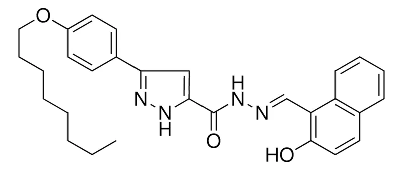 Sigma-Aldrich N'-((2-HO-1-NAPHTHYL)METHYLENE)-3-(4-(OCTYLOXY)PH)-1H-PYRAZOLE-5-CARBOHYDRAZIDE,AldrichCPR