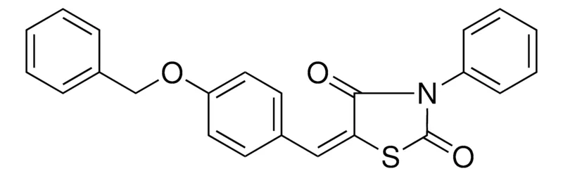 Sigma-Aldrich 5-(4-(BENZYLOXY)BENZYLIDENE)-3-PHENYL-1,3-THIAZOLIDINE-2,4-DIONE,AldrichCPR