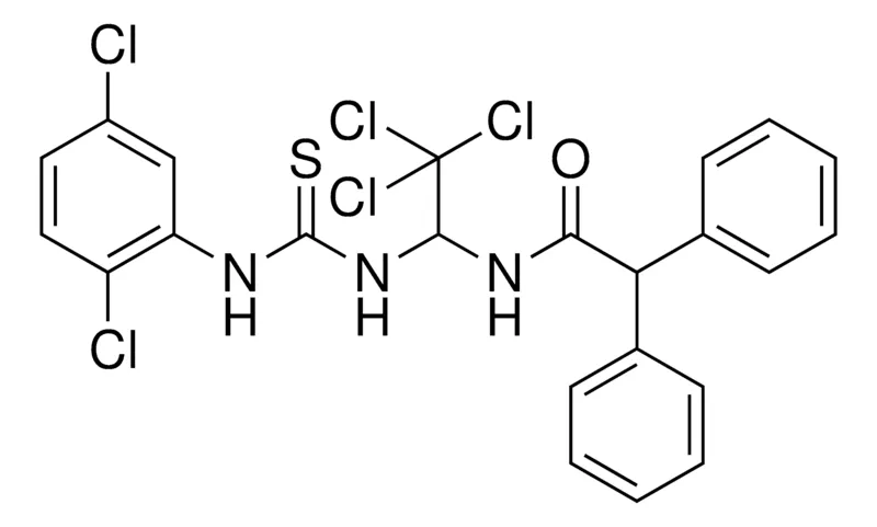 Sigma-Aldrich 2,2-DIPHENYL-N-(2,2,2-TRICHLORO-1-(3-(2,5-DICHLORO-PH)-THIOUREIDO)-ET)-ACETAMIDE,AldrichCPR