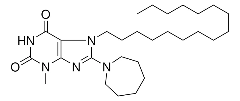 Sigma-Aldrich 8-AZEPAN-1-YL-7-HEXADECYL-3-METHYL-3,7-DIHYDRO-PURINE-2,6-DIONE,AldrichCPR