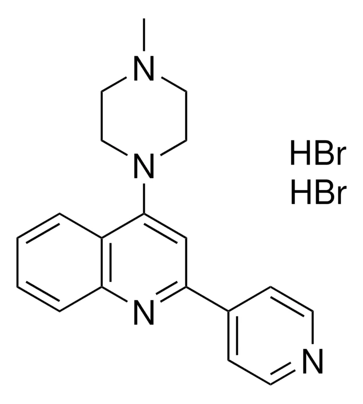 Sigma-Aldrich 4-(4-METHYL-PIPERAZIN-1-YL)-2-PYRIDIN-4-YL-QUINOLINE, DI-HYDROBROMIDE,AldrichCPR